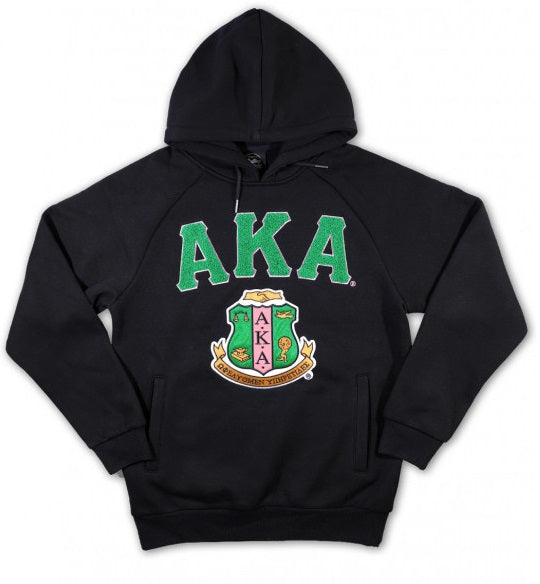 AKA Pullover Hoodie Black Afrocentrics